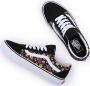 Vans Casual Zwarte Textiel Sneakers met 3cm Rubberen Zool Black Dames - Thumbnail 5