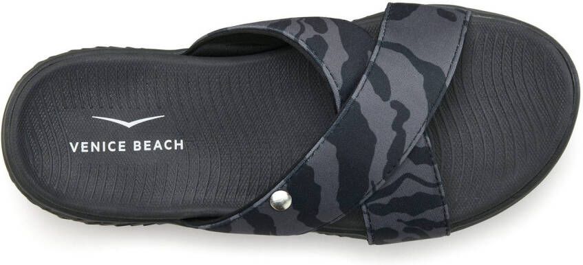 Venice Beach Badslippers Pantolette mule sandaal open schoen badschoen VEGAN