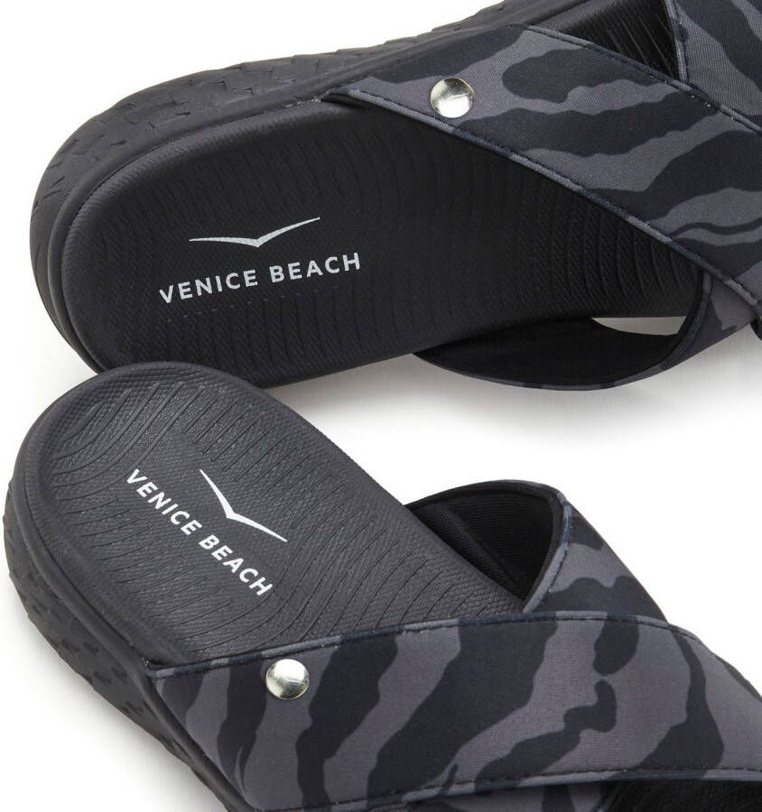 Venice Beach Badslippers Pantolette mule sandaal open schoen badschoen VEGAN