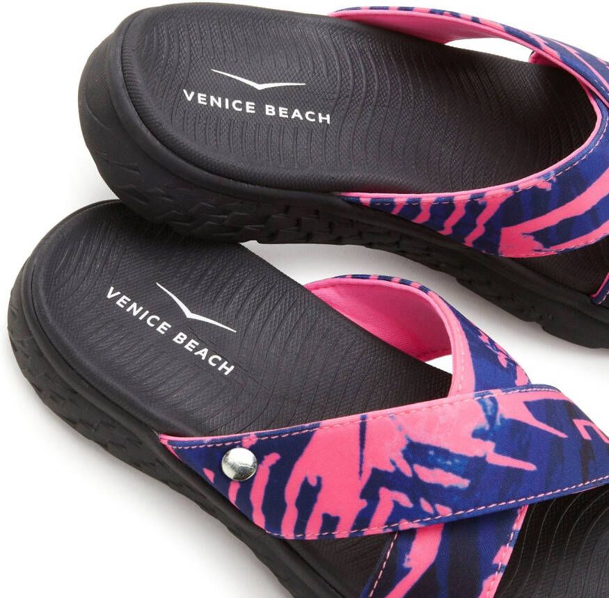 Venice Beach Badslippers Pantolette mule sandaal open schoen badschoen VEGAN