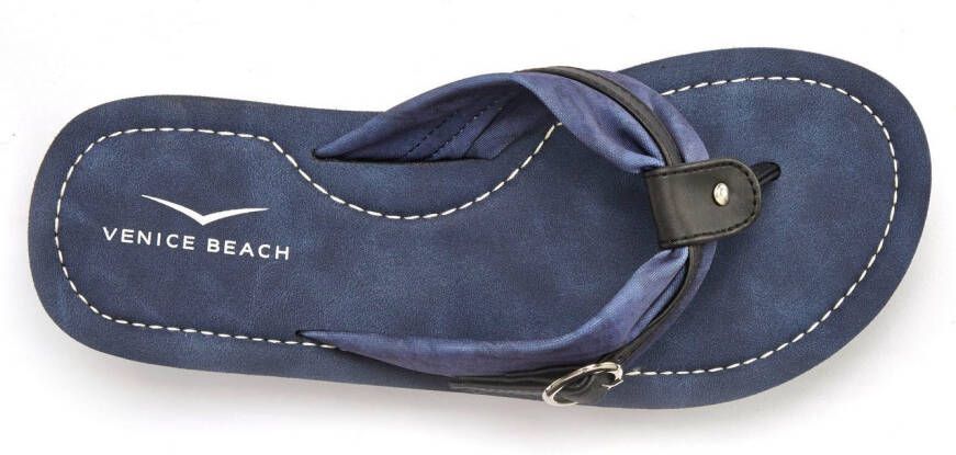 Venice Beach Badslippers Sandaal pantoffel badslipper flip flop met modieuze print VEGAN