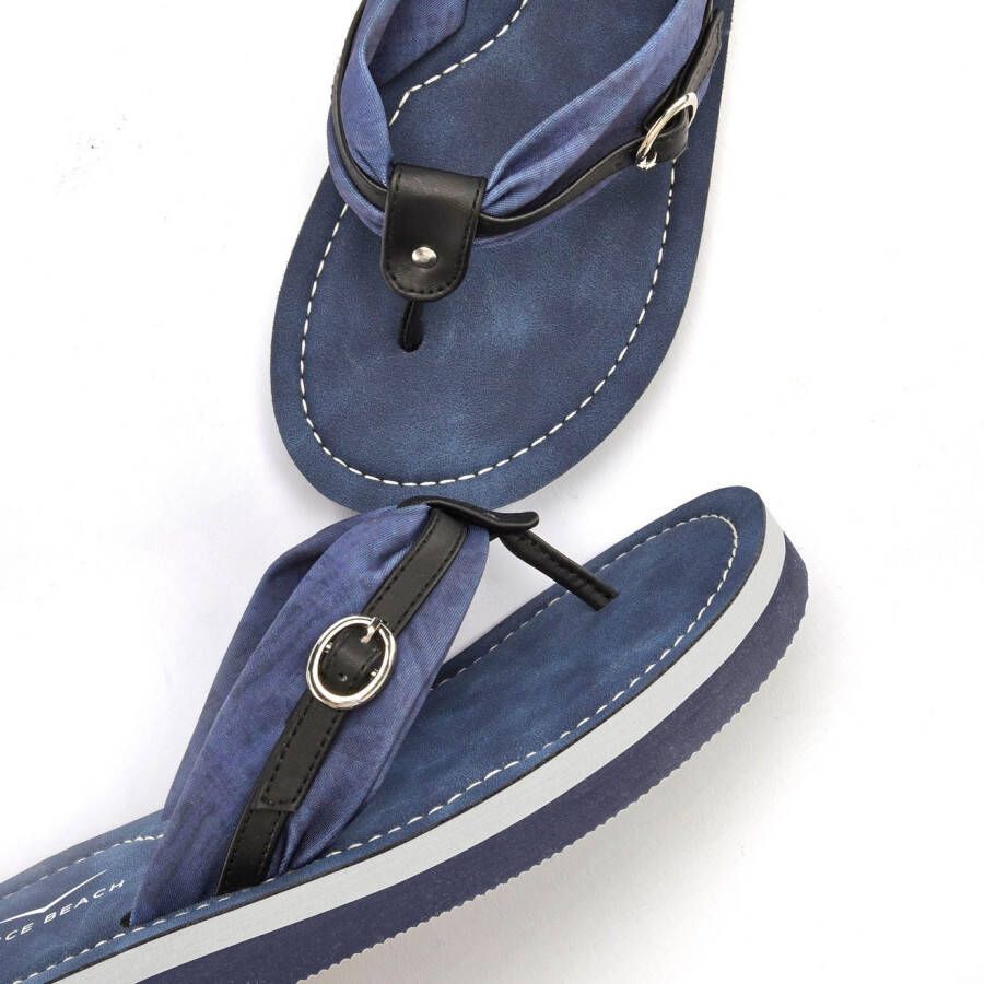 Venice Beach Badslippers Sandaal pantoffel badslipper flip flop met modieuze print VEGAN