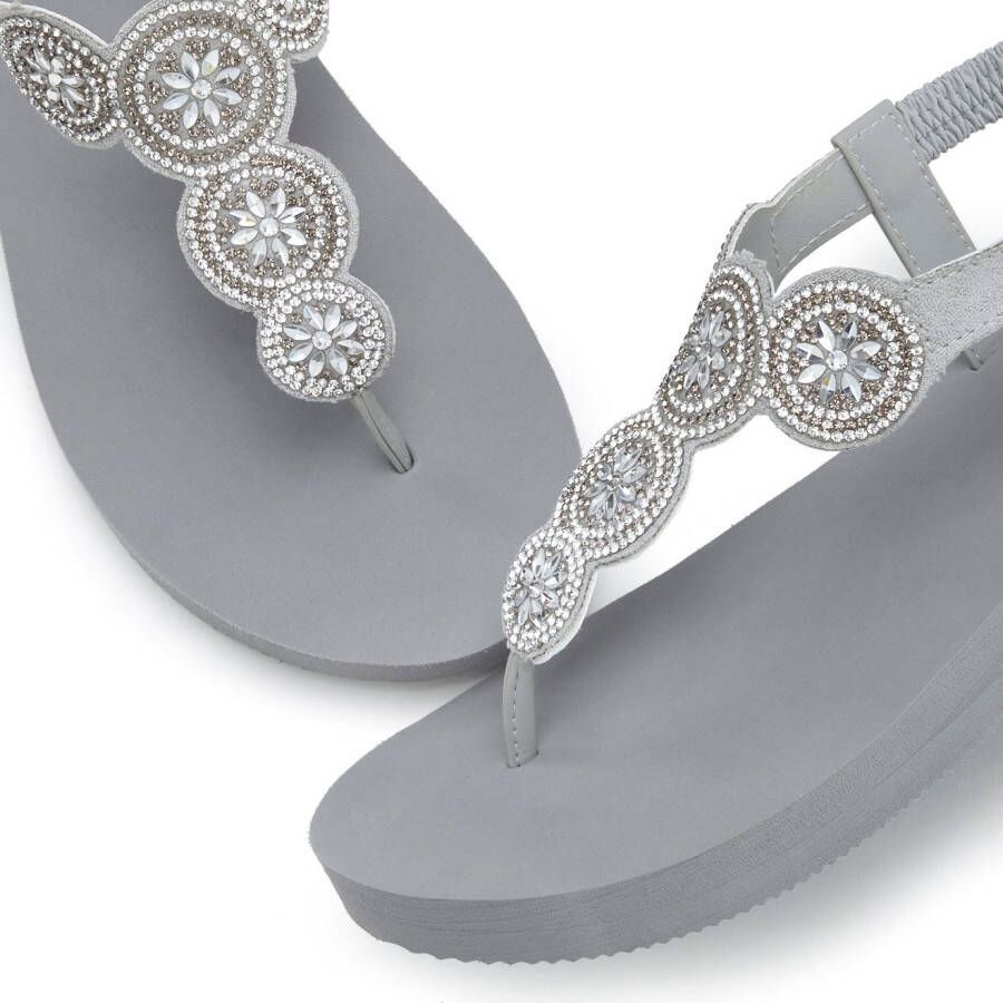 Venice Beach Badslippers Sandaal pantoletten badschoen ultralicht met glinsterdetails VEGAN