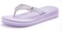 Venice Beach Badslippers Sandaal pantoletten badschoenen ultralicht met glitterband VEGAN - Thumbnail 2