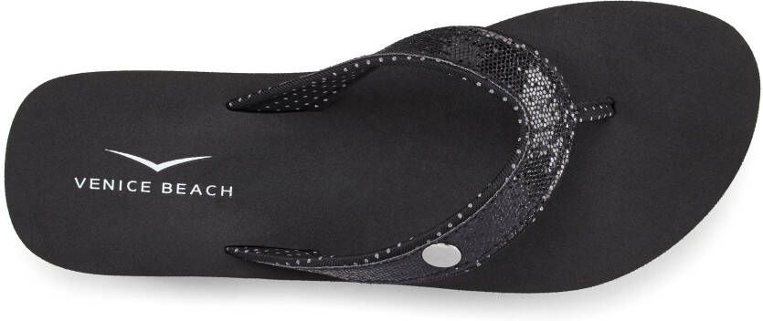 Venice Beach Badslippers Sandaal pantoletten badschoenen ultralicht met glitterband VEGAN