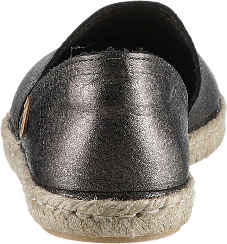 VERBENAS Espadrilles CARMEN NUCLEO METAL slipper zomerschoen strandschoen in metallic look