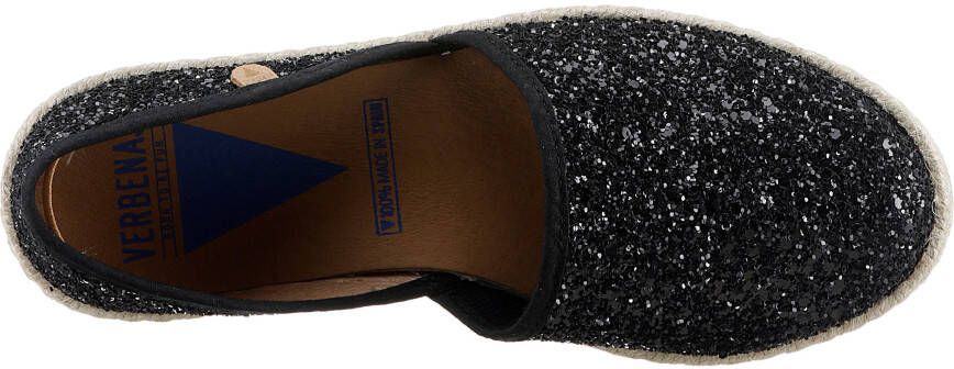 VERBENAS Espadrilles CARMEN GLITTER slipper zomerschoen strandschoen met glitter