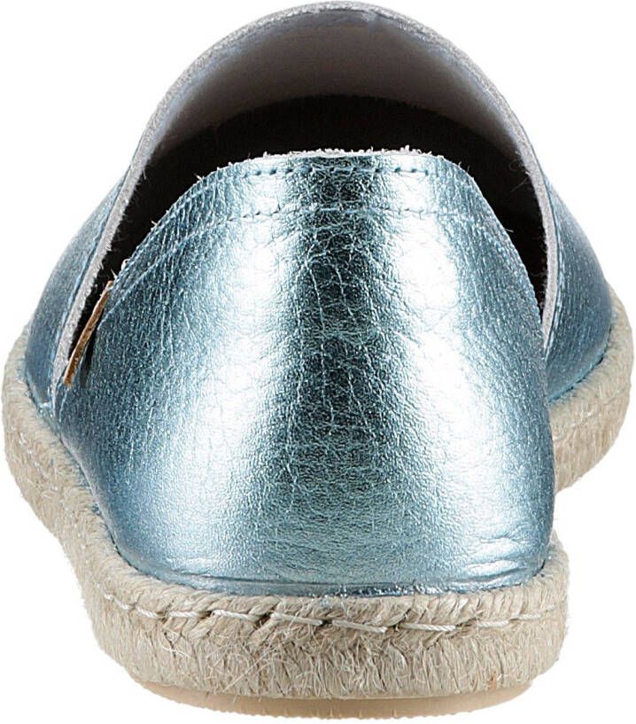 VERBENAS Espadrilles CARMEN NUCLEO METAL slipper zomerschoen strandschoen in metallic look