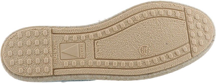 VERBENAS Espadrilles CARMEN NUCLEO METAL slipper zomerschoen strandschoen in metallic look