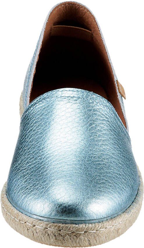 VERBENAS Espadrilles CARMEN NUCLEO METAL slipper zomerschoen strandschoen in metallic look