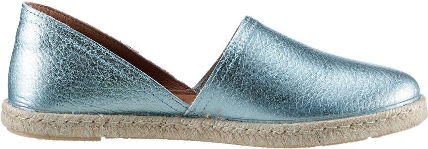 VERBENAS Espadrilles CARMEN NUCLEO METAL slipper zomerschoen strandschoen in metallic look