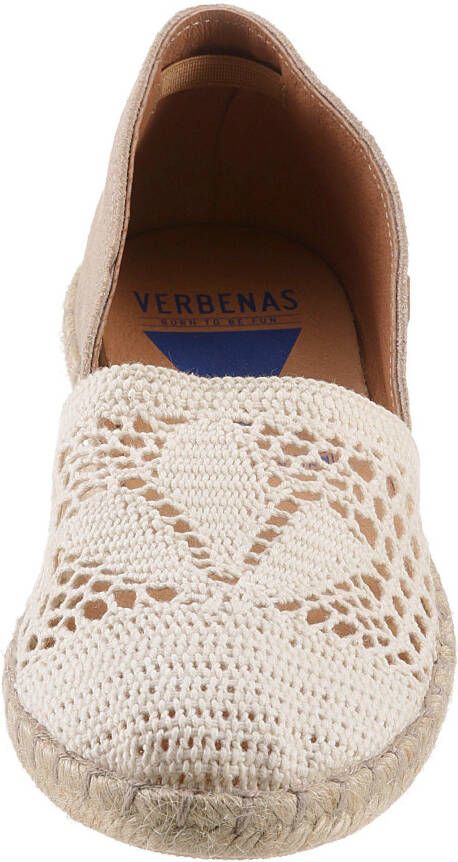 VERBENAS Espadrilles Carmen Calpe in moderne haak-look