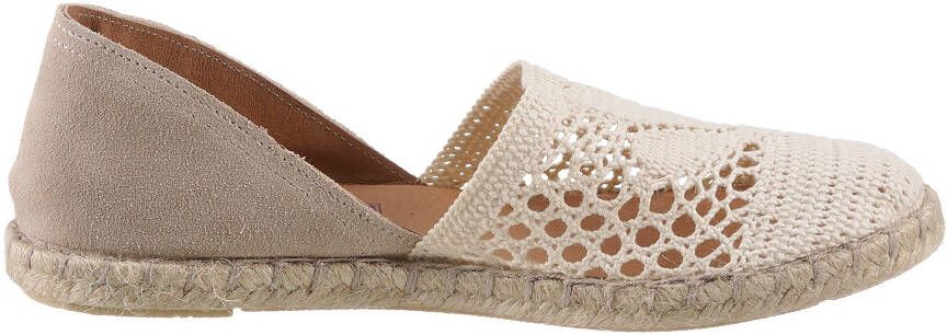 VERBENAS Espadrilles Carmen Calpe in moderne haak-look