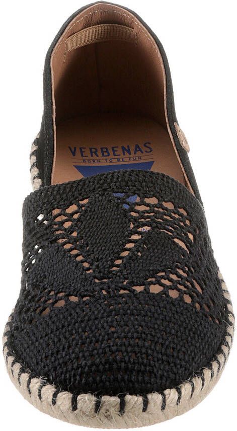 VERBENAS Espadrilles Carmen Calpe in moderne haak-look