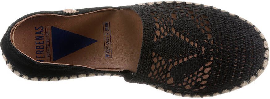 VERBENAS Espadrilles Carmen Calpe in moderne haak-look
