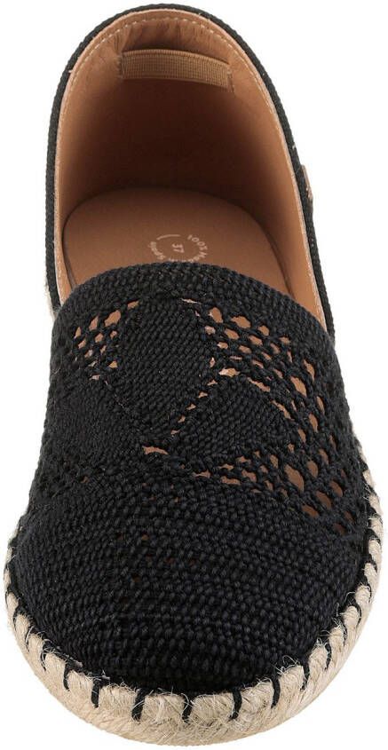 VERBENAS Espadrilles Carmen Crochet-Lino Paris slippers zomerschoen strandschoen in haak-look
