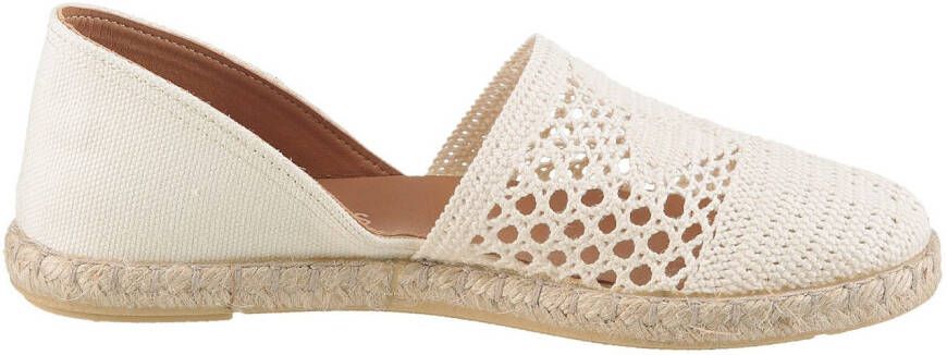 VERBENAS Espadrilles Carmen Crochet-Lino Paris slippers zomerschoen strandschoen in haak-look