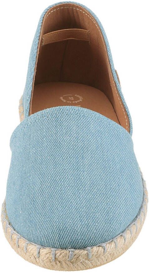 VERBENAS Espadrilles CARMEN DENIM slippers zomerschoen strandschoen in jeanslook