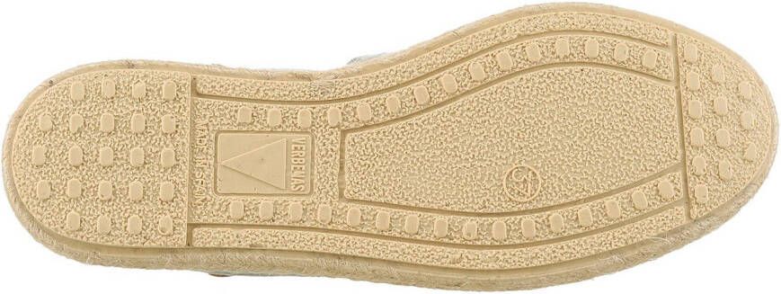 VERBENAS Espadrilles CARMEN NUCLEO METAL slipper zomerschoen strandschoen in metallic look
