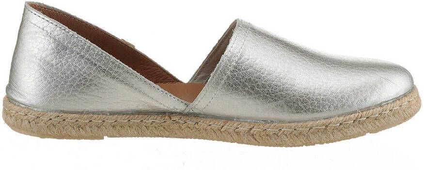 VERBENAS Espadrilles CARMEN NUCLEO METAL slipper zomerschoen strandschoen in metallic look