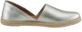 VERBENAS Espadrilles CARMEN NUCLEO METAL slipper zomerschoen strandschoen in metallic look - Thumbnail 10