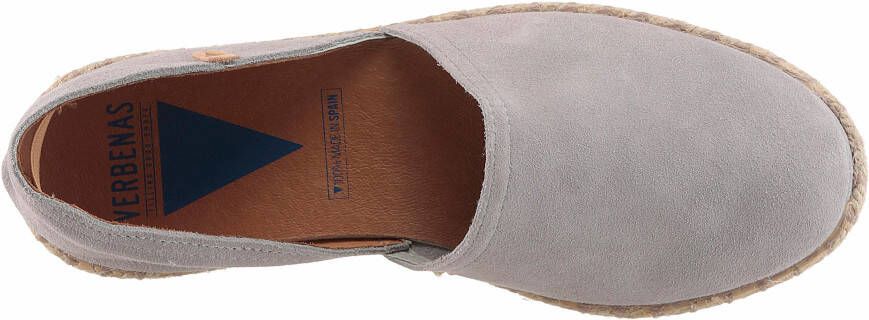 VERBENAS Espadrilles CARMEN SERRAJE instapschoen zomerschoen loafer met typische jute rand