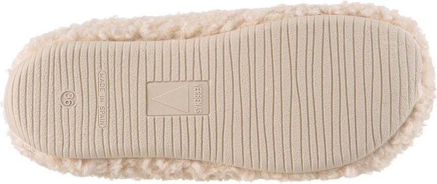 VERBENAS Pantoffels pantoffel homeslipper clog in knuffelige uitstraling