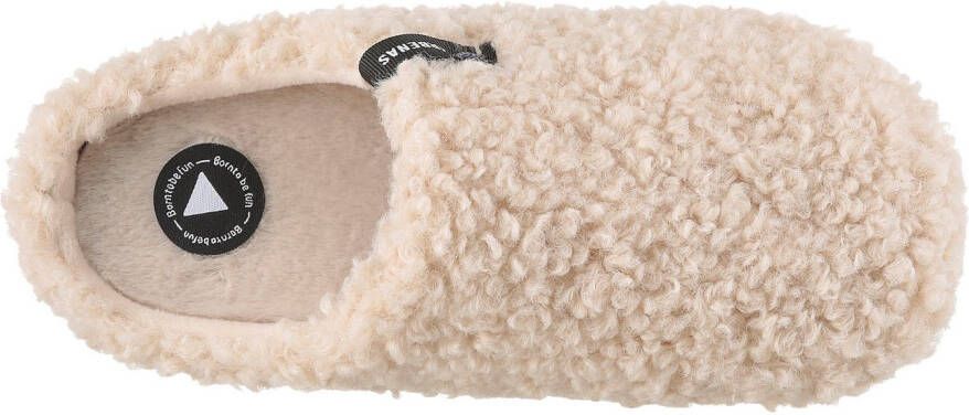 VERBENAS Pantoffels pantoffel homeslipper clog in knuffelige uitstraling