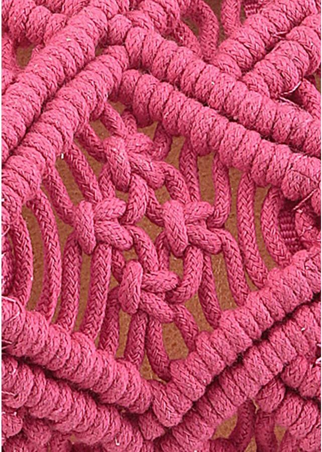 VERBENAS Pantoffels Raga Knots Digital zomerschoen slippers pantoffel in gehaakte look