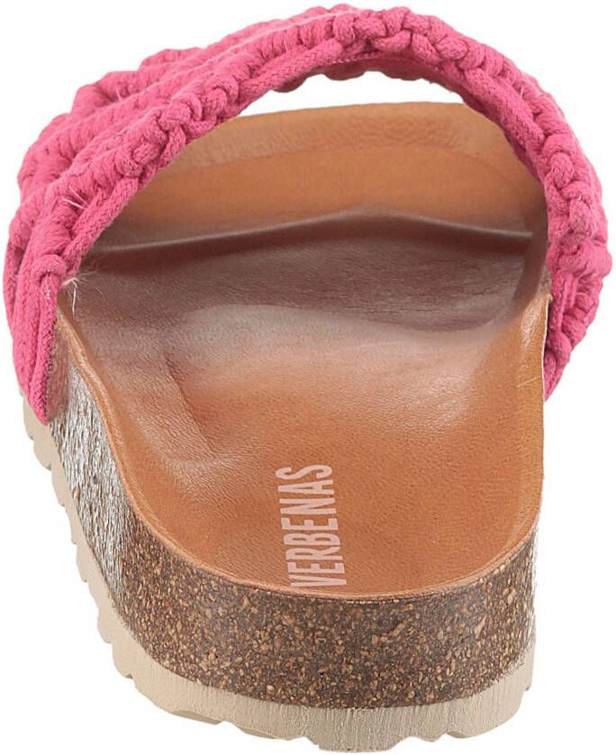 VERBENAS Pantoffels Raga Knots Digital zomerschoen slippers pantoffel in gehaakte look