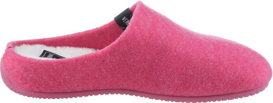 VERBENAS Pantoffels York Fieltro pantoffel homeslipper klomp met warme binnenzool
