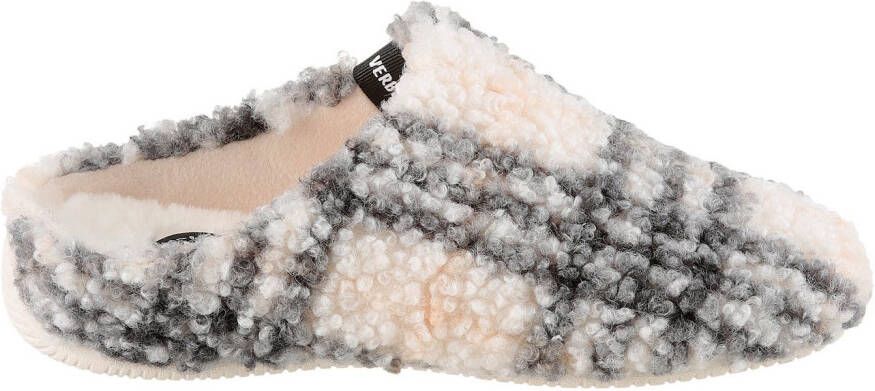VERBENAS Pantoffels YORK GALES in geruite look