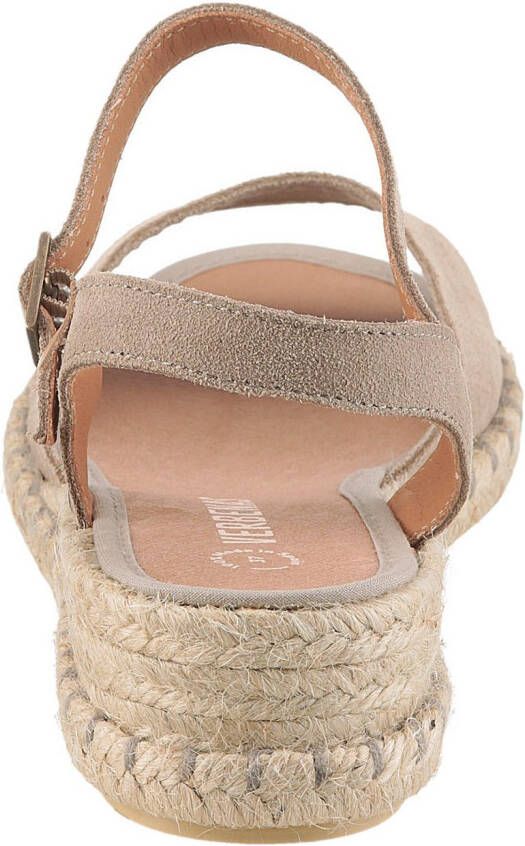 VERBENAS Sandalen VALERIE SERRAJE zomerschoen riemchensandalette vakantieschoen met sleehak