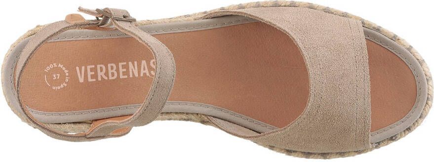 VERBENAS Sandalen VALERIE SERRAJE zomerschoen riemchensandalette vakantieschoen met sleehak