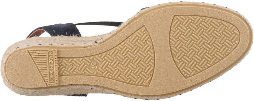 VERBENAS Sleehaksandaaltjes Milena Serraje zomerschoen riemchensandaal vakantieschoen sleehak met jute-frame