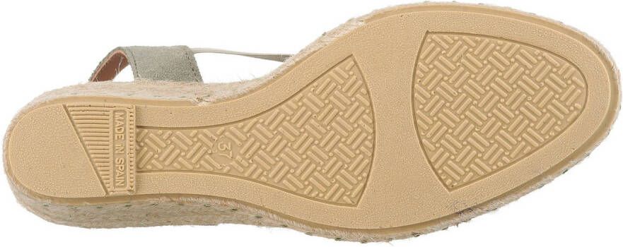 VERBENAS Sleehaksandaaltjes Milena Serraje zomerschoen riemchensandaal vakantieschoen sleehak met jute-frame