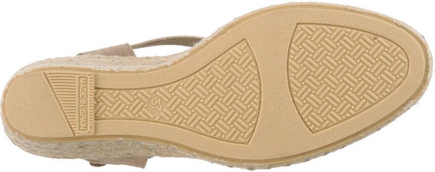 VERBENAS Sleehaksandaaltjes Milena Serraje zomerschoen riemchensandaal vakantieschoen sleehak met jute-frame