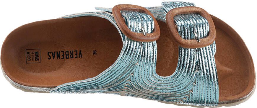 VERBENAS Slippers RUTH LATO METAL zomerschoen slippers met twee verstelbare gespen