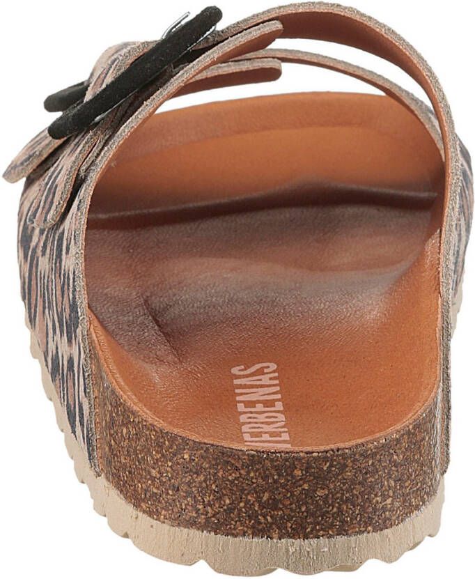 VERBENAS Slippers Randell Leopardo zomerschoen slippers pantoffel met zachte binnenzool
