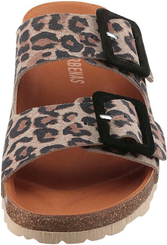 VERBENAS Slippers Randell Leopardo zomerschoen slippers pantoffel met zachte binnenzool