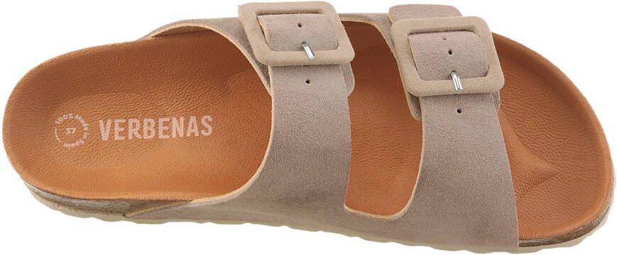 VERBENAS Slippers Randell Velour zomerschoen slippers huisschoen vakantieschoen met zacht voetbed