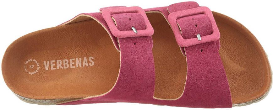VERBENAS Slippers Randell Velour zomerschoen slippers huisschoen vakantieschoen met zacht voetbed