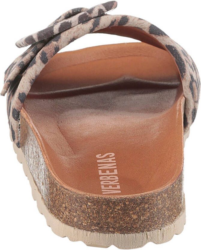 VERBENAS Slippers Reiko Leopardo Grande zomerschoen slippers geschikt voor strand- en zwemuitstapjes