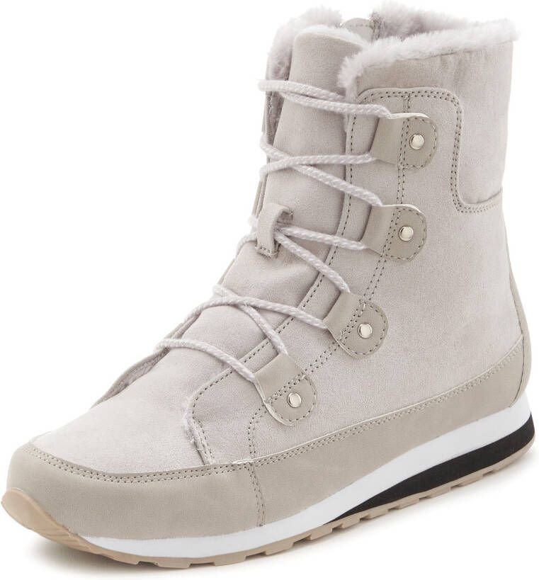 Vivance Laarsjes met warm voering winterlaarzen laarzen boots vegan