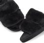 Vivance Slippers Pantoffel pluche pantoffels mule open schoen - Thumbnail 4