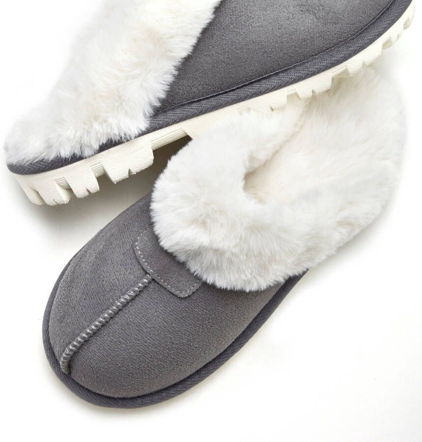 Vivance Slippers Pluche pantoffels pantoffel pantoffels klompen slippers