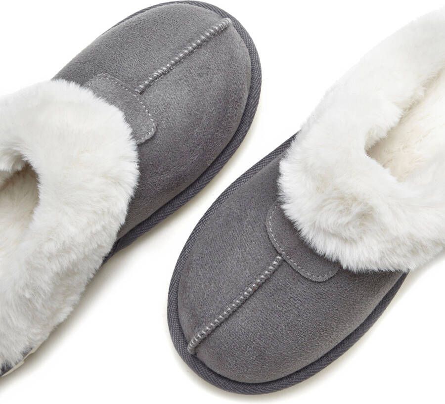 Vivance Slippers Pluche pantoffels pantoffel pantoffels klompen slippers