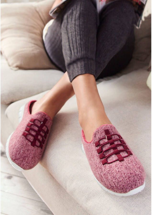 Vivance Slip-on sneakers Huisschoen slipper pantoffel clog sneaker VEGAN