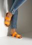 Vivance Slippers Sandaal mule open schoen comfortabel kurken voetbed elastische bandjes - Thumbnail 2