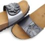 Vivance Slippers Mule sandaal open schoen met comfortkurk voetbed van leer en subtiele sleehak - Thumbnail 4